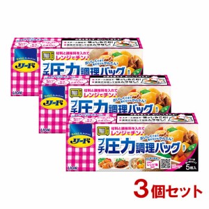 リード プチ圧力調理バッグ 5枚入×3個セット 食品保存袋 キッチン用品 ライオン(LION)【送料込】