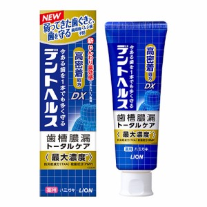 デントヘルス 薬用ハミガキDX 85g 歯磨き粉 歯槽膿漏トータルケア 歯周病・虫歯予防 医薬部外品 ライオン(LION)