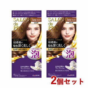 2個セット【3RB ロイヤルブラウン】サロンドプロ 泡のヘアカラー・エクストラリッチ(白髪用) ダリヤ(DARIYA) 【送料込】