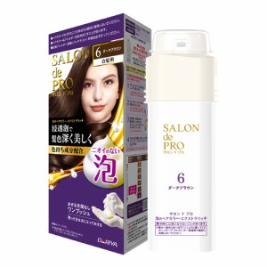 【6 ダークブラウン】サロンドプロ(SALON de PRO) 泡のヘアカラー・エクストラリッチ(白髪用) ダリヤ(DARIYA)