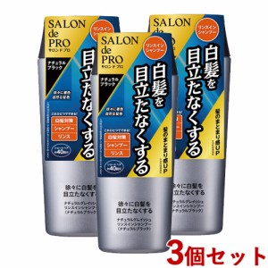 3個セット 【ナチュラルブラック】サロンドプロ ナチュラルグレイッシュ リンスインシャンプー 250mL ダリヤ(DARIYA)【送料込】