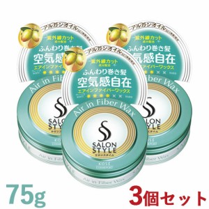 3個セット サロンスタイル(SALONSTYLE) ヘアワックスG エアインファイバー 75g コーセーコスメポート【送料込】