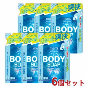 6個セット クールボディソープ クールシトラスの香り つめかえ用 400ml メンズ ソフティモ(mens softymo) コーセーコスメポート(KOSE COS