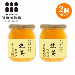 【●お取り寄せ】2個セット 生姜蜂蜜漬 280g はちみつ ハチミツ しょうが 近藤養蜂場 【送料込】