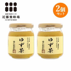 【●お取り寄せ】2個セット ゆず茶 250g 柚子 国産ゆず ジャム 近藤養蜂場 【送料込】