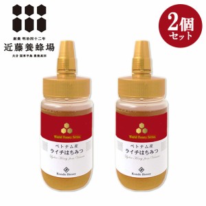 【●お取り寄せ】2個セット ベトナム産ライチ蜂蜜 485g はちみつ ハチミツ らいち 近藤養蜂場 【送料込】