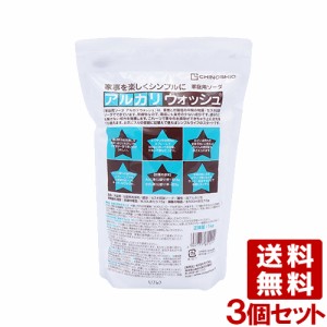 地の塩 ちのしお 家庭用ソーダ アルカリウォッシュ セスキ炭酸ソーダ 1kg×3個セット CHINOSHIO【送料込】