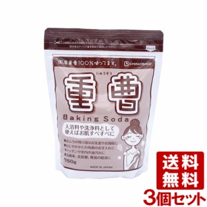 地の塩 ちのしお 重曹 (入浴料・洗浄料) 750g×3個セット 国産 ナチュラルクリーニング CHINOSHIO【送料込】