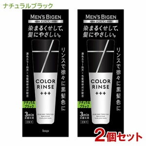 メンズビゲン(MENS BIGEN) カラーリンス トリプルプラス ナチュラルブラック 120g×2個セット ホーユー(hoyu) 【送料込】