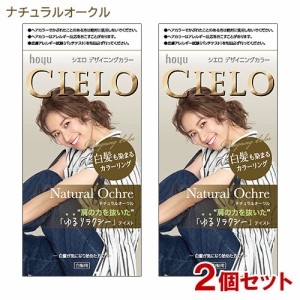 【2個セット】 シエロ(CIELO) デザイニングカラー ナチュラルオークル ホーユー(hoyu) 白髪用 【送料込】