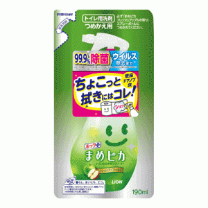 ルック まめピカ トイレのふき取りクリーナー つめかえ用 190ml ライオン(LION)