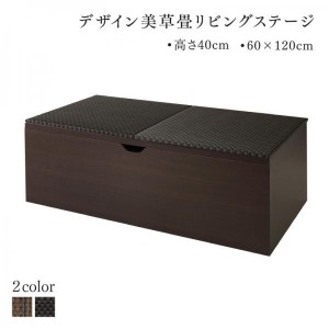 スツール 120×60cm ハイタイプ おしゃれ こあがり美草畳 日本製 収納ボックス