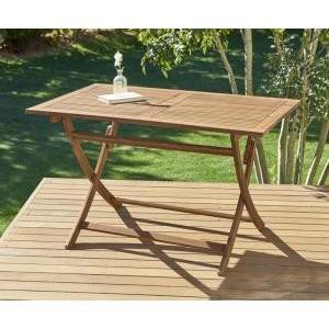 ガーデンテーブル 120cm おしゃれ アカシア天然木 木製