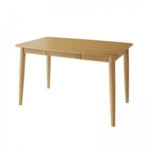 ダイニングテーブル 2人~4人用 115cm おしゃれ 天然木タモ無垢材 食卓テーブル
