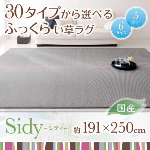 い草ラグ 約3畳 191×250cm おしゃれ 日本製 夏用 ラグマット