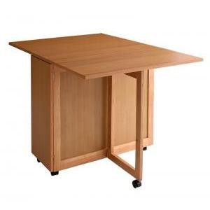 ダイニングテーブル 1人~4人用 40-120cm おしゃれ 伸縮 天然木バタフライ伸長式収納 食卓テーブル