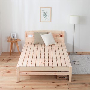 ひのきベッド シングル すのこ床板 日本製 3段階高さ調節