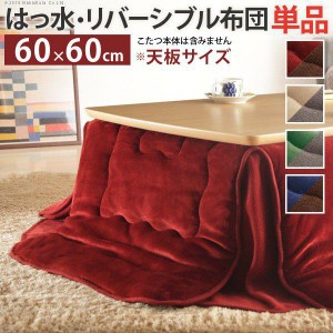 【タイムセール：9/14 10:00 - 9/22 01:59】こたつ布団 正方形 60×60cmこたつ用（170×170cm） 省スペース はっ水リバーシブル省スペー