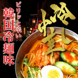 【送料無料：メール便】ピリ辛 韓国冷麺味 お試しセット　特製コチュジャン付き（6人前）