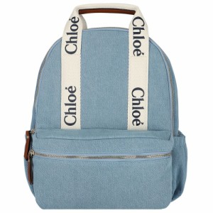 即日発送 クロエ バックパック C20044 Z10 KIDS 大人もOK 色:DENIM BLUE デニムブルー