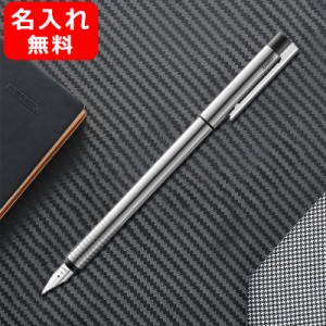 名入れ 万年筆 ラミー LAMY ロゴ logo ステンレス 万年筆 EF極細字 / F細字 / M中字 L05 名前入り 名入り