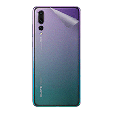 スキンシール HUAWEI P20 Pro 【透明・すりガラス調】 【PDA工房】