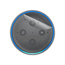 スキンシール Amazon Echo Plus (第2世代・2018年10月発売モデル) 【透明・すりガラス調】 【PDA工房】