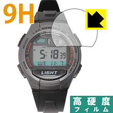 CASIO WSD11AUP-402 PET製フィルムなのに強化ガラス同等の硬度！保護フィルム 9H高硬度【光沢】 【PDA工房】