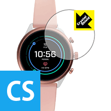 FOSSIL Sport Smartwatch (FTW60シリーズ用) 防気泡・フッ素防汚コート!光沢保護フィルム Crystal Shield 3枚セット 【PDA工房】