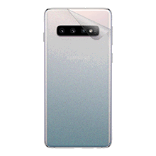 スキンシール Galaxy S10 【透明・すりガラス調】 【PDA工房】