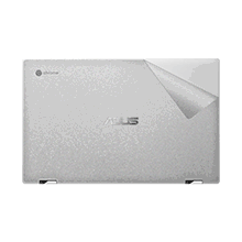 スキンシール ASUS Chromebook Flip C434TA 【透明・すりガラス調】 【PDA工房】
