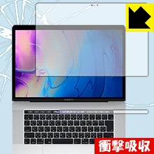 MacBook Pro 15インチ(2019年モデル) 特殊素材で衝撃を吸収！保護フィルム 衝撃吸収【光沢】 【PDA工房】