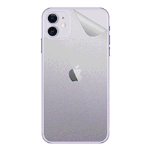 スキンシール iPhone 11 【透明・すりガラス調】 【PDA工房】