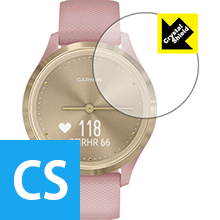 防気泡 フッ素防汚コート 光沢保護フィルム Crystal Shield GARMIN vivomove 3S 日本製【PDA工房】