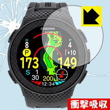 特殊素材で衝撃を吸収 衝撃吸収[光沢]保護フィルム THE GOLF WATCH A1-II 日本製【PDA工房】