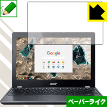 特殊処理で紙のような描き心地を実現 ペーパーライク保護フィルム Acer Chromebook C740 日本製【PDA工房】