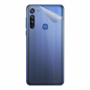 スキンシール moto g8 【透明・すりガラス調】【PDA工房】