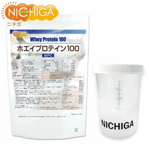 ＜シェイカー セット＞ ホエイプロテイン100 1ｋｇ 無添加 プレーン味 NICHIGA(ニチガ) TK1