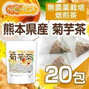 熊本県産 菊芋茶 2ｇ×20個 （風味豊かな焙煎品） 【メール便専用品】【送料無料】 無農薬栽培菊芋 [05] NICHIGA(ニチガ)