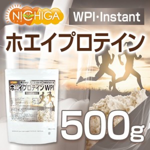 ホエイプロテインWPI-instant 500ｇ 【メール便選択で送料無料】 牛成長ホルモン不使用 (人口甘味料・香料不使用) プレーン [03][06] NIC