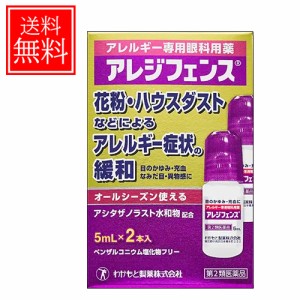 【第2類医薬品】わかもと製薬 アレジフェンス 5mLx2本 送料無料