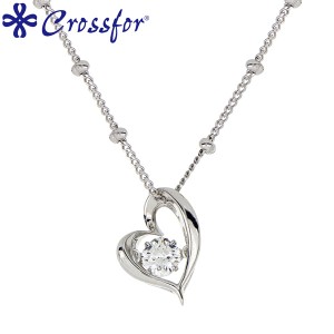 取寄品 Crossfor New York クロスフォー NYP-657 My Heart マイハート ハート型 #8801409 ネックレス レディース アクセサリー ジュエリ