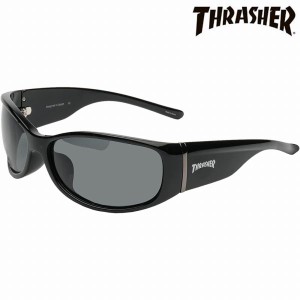 取寄品 THRASHER スラッシャー サングラス UVカット 偏光レンズ BRAVE ブレイブ 1038 BK-SMP ユニセックス メンズ レディース 送料無料