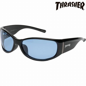 取寄品 THRASHER スラッシャー サングラス UVカット 偏光レンズ BRAVE ブレイブ 1038 BK-LBL ユニセックス メンズ レディース 送料無料