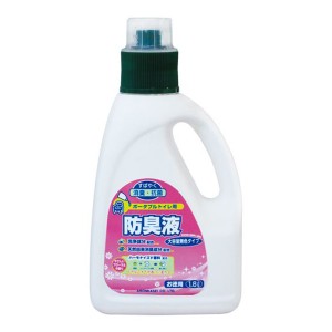 直送品A アロン化成 ポータブルトイレ用 防臭液 大容量 (無色タイプ) 1800mL 消臭液 1.8L 533-209 同梱不可 代引不可