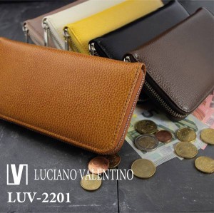 取寄品 本革 LUCIANOVALENTINO 牛革パテントノボ ラウンド  LUV-2201