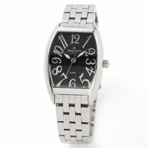 正規品AMORE DOLCE腕時計アモーレドルチェ AD18302SS-SSBK トノー メタルバンド レディース腕時計