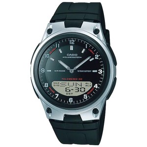 取寄品 正規品 CASIO腕時計 カシオ STANDARD チプカシ アナデジ表示 丸形 カレンダー 5気圧防水 AW-80-1AJ メンズ腕時計