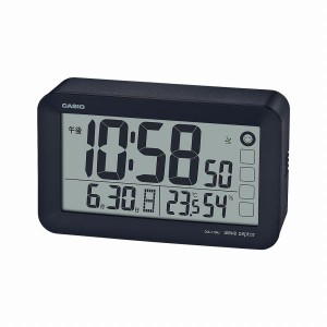 取寄品 正規品 CASIO時計 カシオ 置き時計 置時計 DQL-170NJ-1JF デジタル表示 目覚まし時計 シンプル ブラック