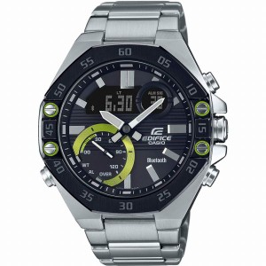 取寄品 正規品 CASIO腕時計 カシオ EDIFICE エディフィス アナデジ表示 アナログ&デジタル クオーツ 丸形 ECB-10YDB-1AJF メンズ腕時計 